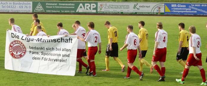 TSV Bordesholm Liga-Mannschaft, letztes Heimspiel